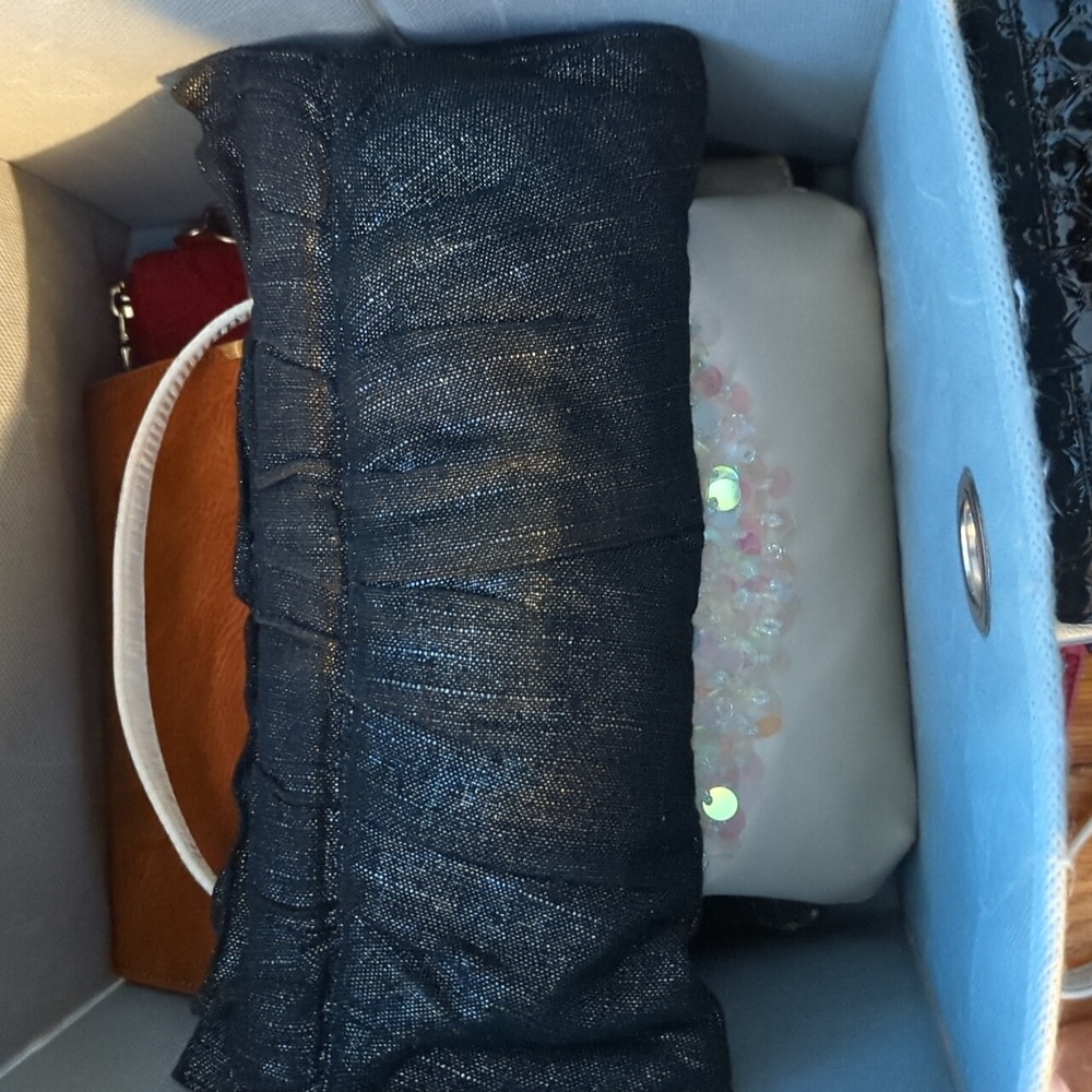 Express Black clutch
